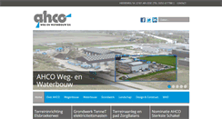 Desktop Screenshot of ahco.nl