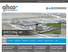 Tablet Screenshot of ahco.nl
